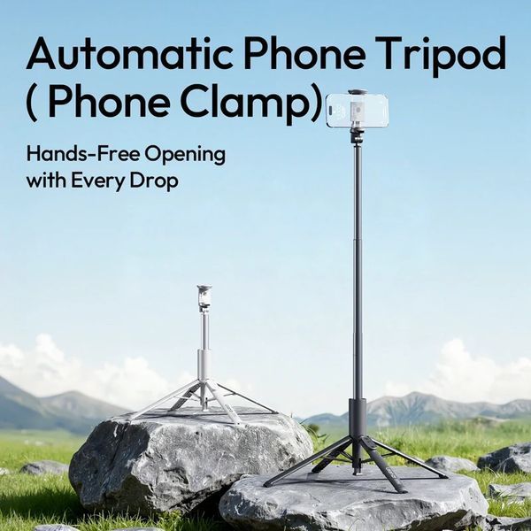 Селфи-монопод Ulanzi MT86 Automatic Phone Tripod Black S023 фото