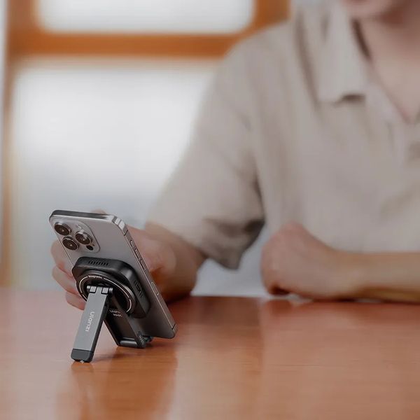 Тримач телефона Ulanzi MA60 Foldable Magnetic Phone Tripod (Silver) S035 фото
