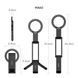 Тримач телефона Ulanzi MA60 Foldable Magnetic Phone Tripod (Silver) S035 фото 4