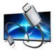 Перехідник HOCO UA27 HD on-screen cable iP to HDTV Metal Gray 6942007619011 фото 7