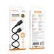 Кабель BOROFONE BX113 Lenny silicone charging data cable iP(L=1M) Black 6941991115394 фото 2