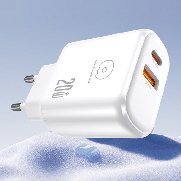 Мережевий зарядний пристрій WUW-C276 PD20W+QC18W 6978749570204 фото