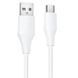 Кабель HOCO X124 Bien silicone charging data cable Type-C White 6942007664431 фото 1