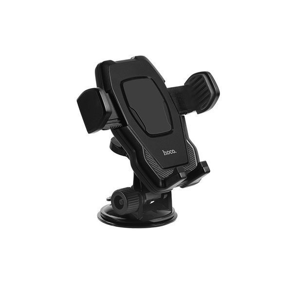 Автотримач для телефона HOCO CA31 cool run suction cup car holder Black 6957531077602 фото