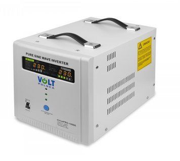Гібридний ДБЖ/інвертор Volt Polska SINUS PRO 1500 E 12/230V 1000/1500W (3SP091512E) 3SP091512E фото