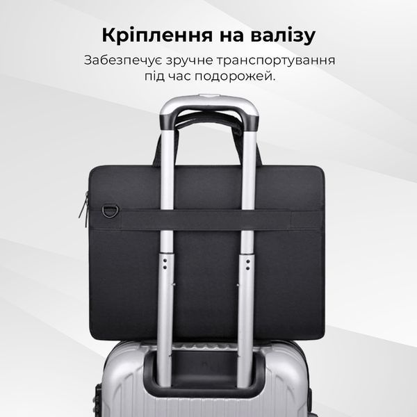 Сумка WIWU 14" Genius Combo Set Black 6976195095838 фото