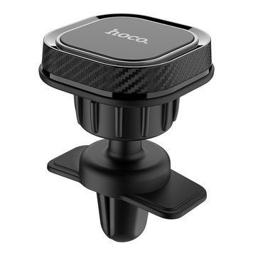 Автотримач для телефона HOCO CA52 Intelligent air outlet in-car holder Black+Gray 6931474707529 фото