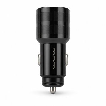 Автомобільний зарядний пристрій WUW C279 PD30W+25W Black 6978749570211 фото