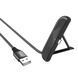 Игровой кабель с подставкой для iPhone, Hoco U66 Lightning 1.2м Black 1794 фото 1