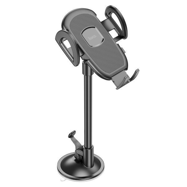Автотримач для телефона HOCO H10 General car holder(windshield) Black 6931474791580 фото